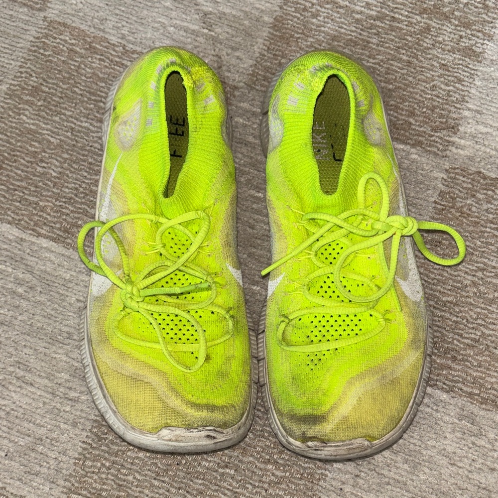 Womens Nike Free 5.0 Neon Electric